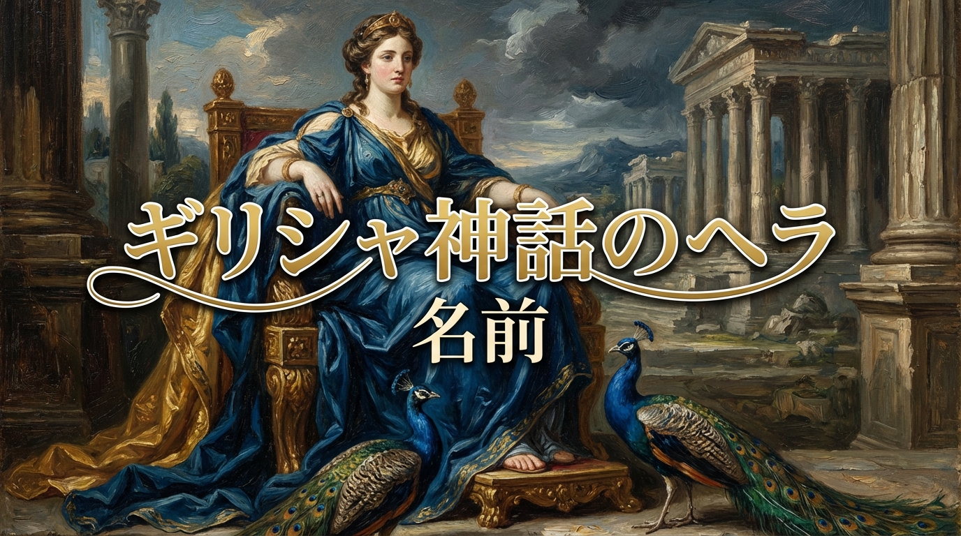 ギリシャ神話のヘラ  名前の意味や由来は？