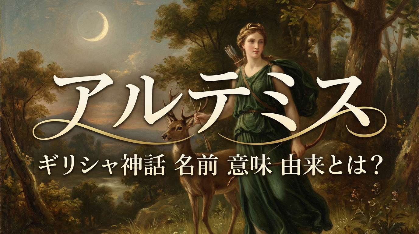 アルテミス ギリシャ神話 名前 意味 由来とは？