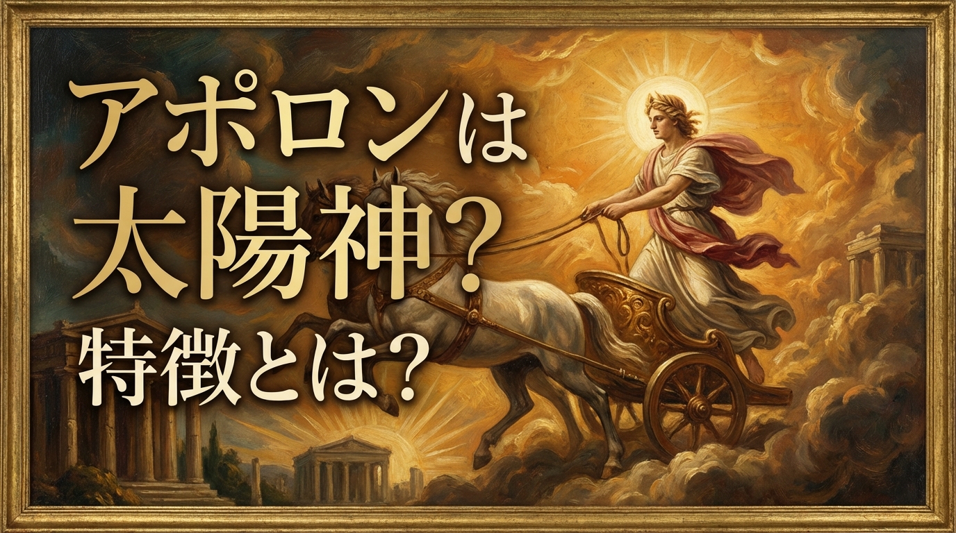 アポロンは太陽神？特徴とは？