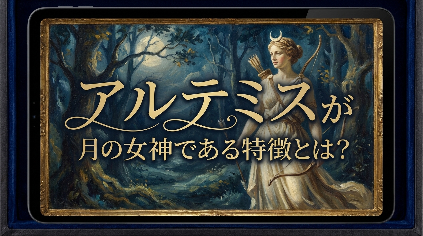 アルテミスが月の女神である特徴とは？