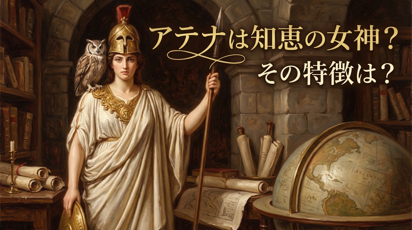 アテナは知恵の女神？その特徴は？