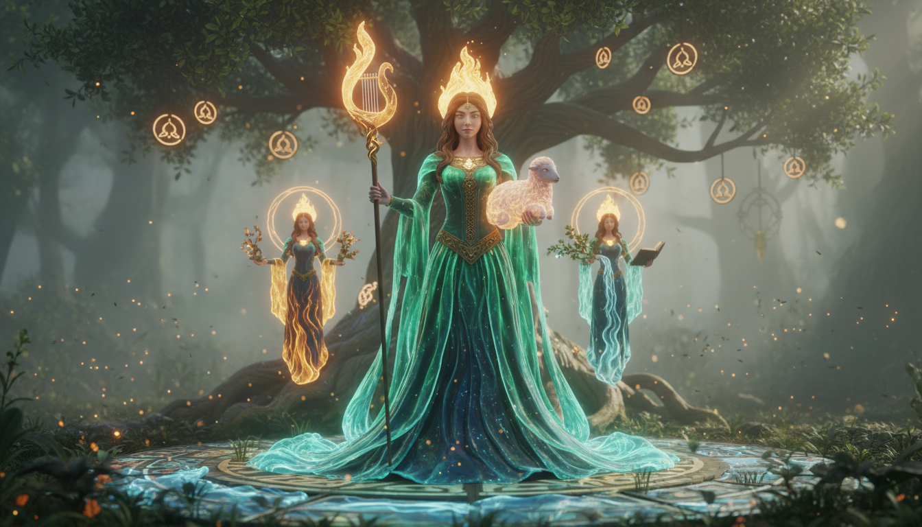 アイルランドで最も愛される多才な女神